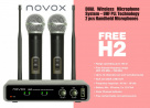 H2 UHF Dual Wireless Microphone