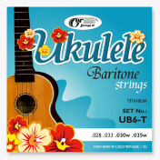 UB6-T Ukulele Baritone Strings / Titanium