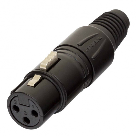 Konektor 3pin XLR F PRO